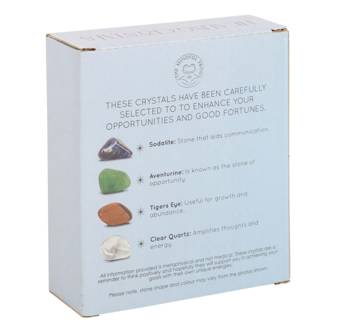 Success Crystal healing set with Moon Trinket dish.