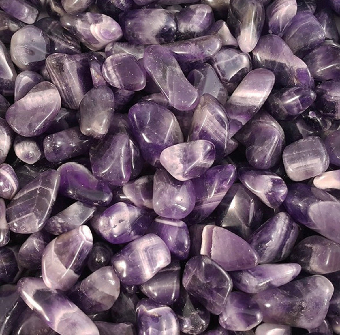 Banded Amethyst Tumblestone