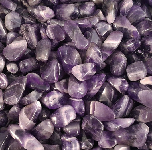 Banded Amethyst Tumblestone