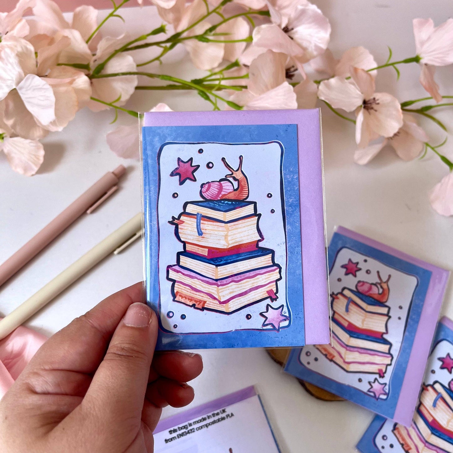 Book Stack - A7 Card