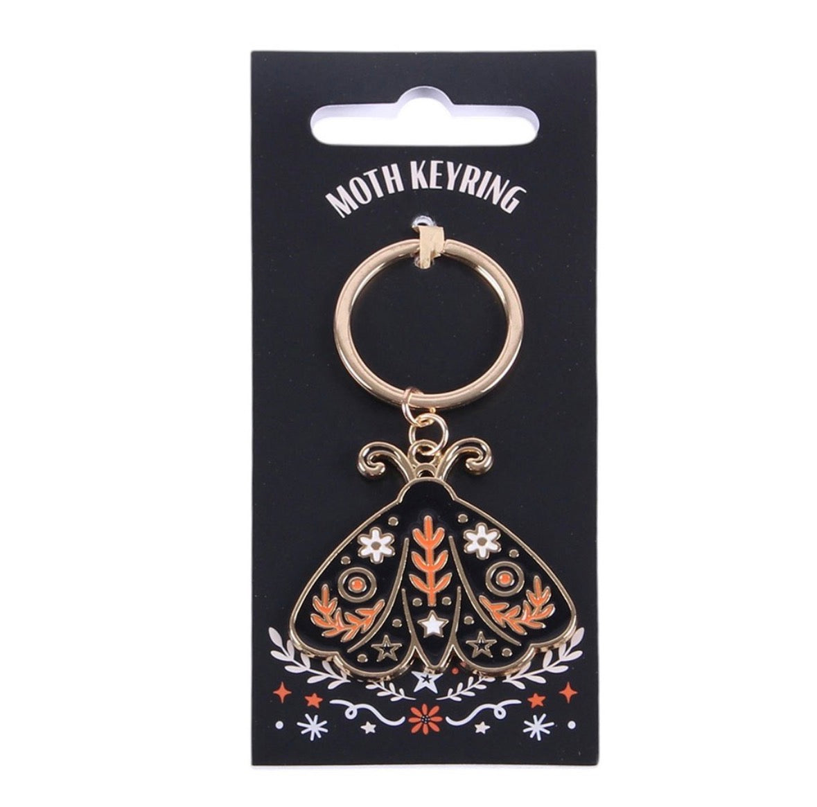 Folk Moth Keyring