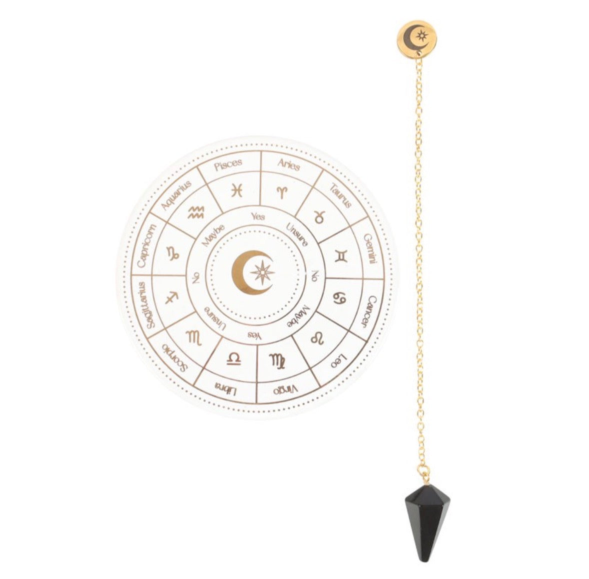 Astrology Wheel Pendulum Divination Kit