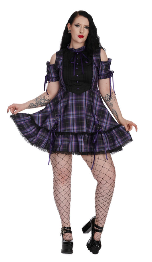Dark Doll Tartan Dress