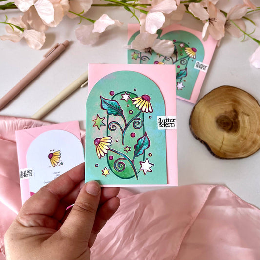 Florals Arch - A7 Card