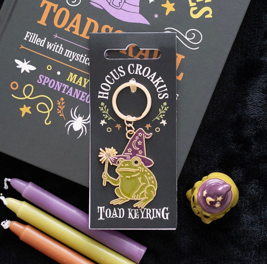 Hocus Croakus Toad Keyring