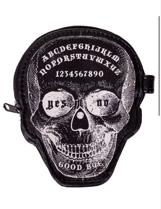 Ouija Skull Coin Purse
