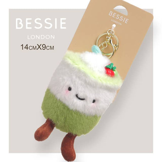 Green Matcha Plush bag charm