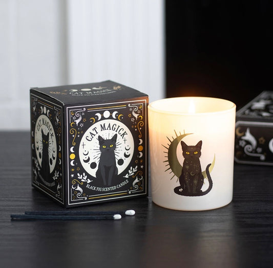 Black Magick Cat Black Fig Candle