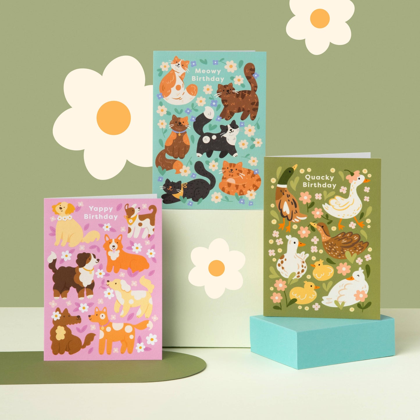 "Quacky Birthday" Animal Pun Card