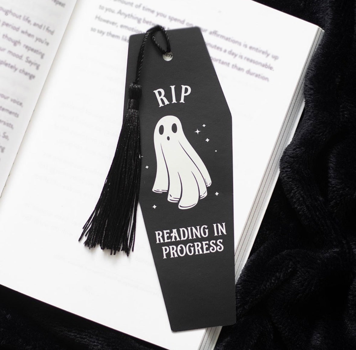 RIP Reading in Progress Bookmark