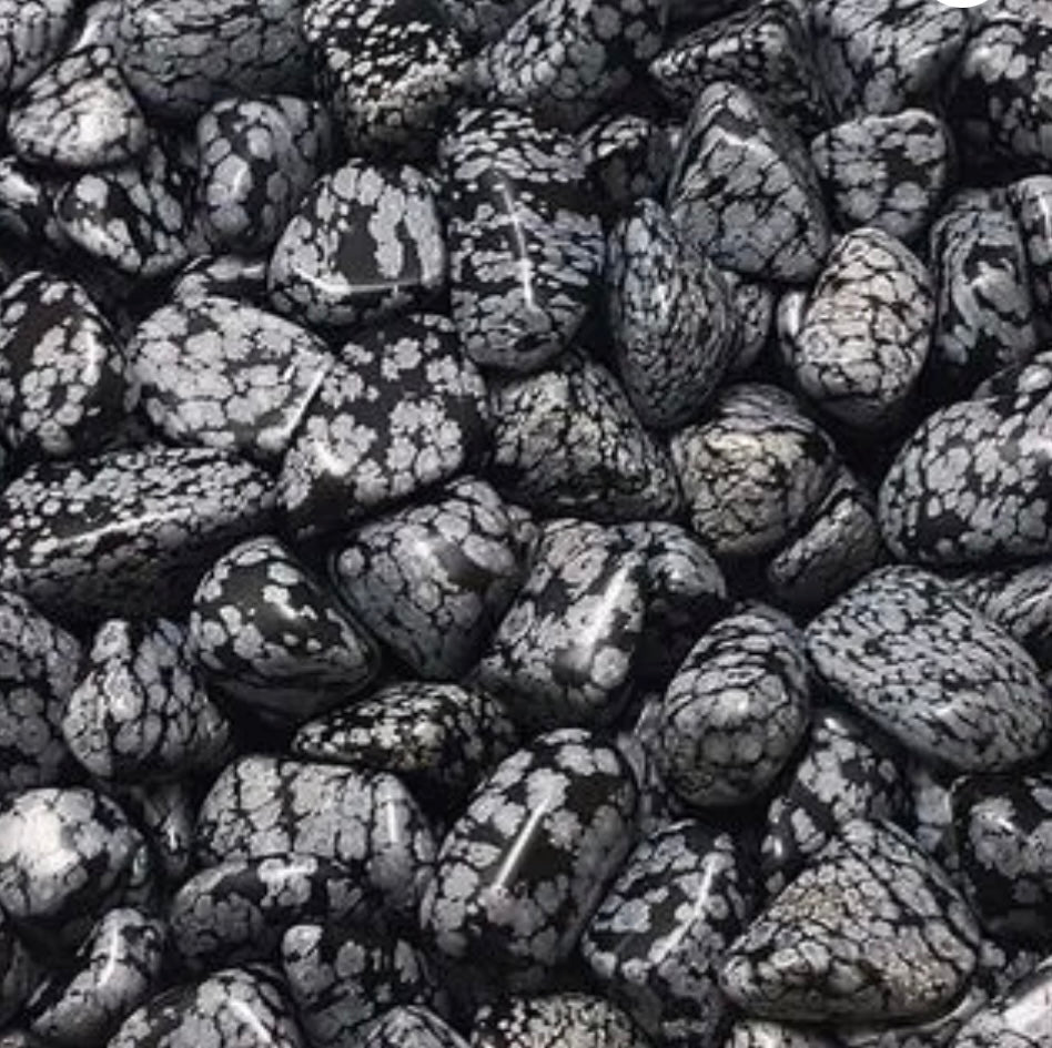 Snowflake Obsidian Tumblestone