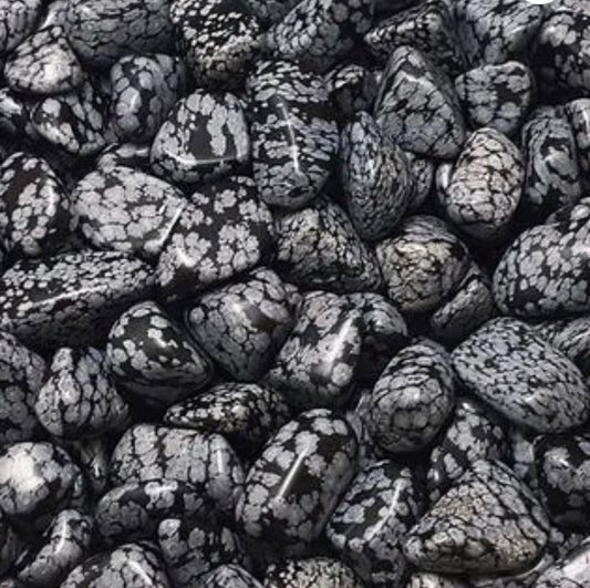 Snowflake Obsidian Tumblestone