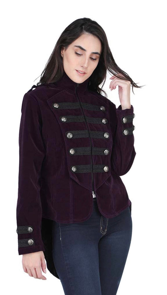 Purple Velvet Jacket
