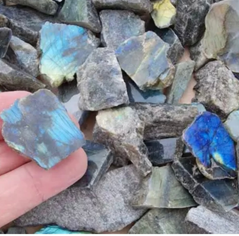 Labradorite crystal Slice