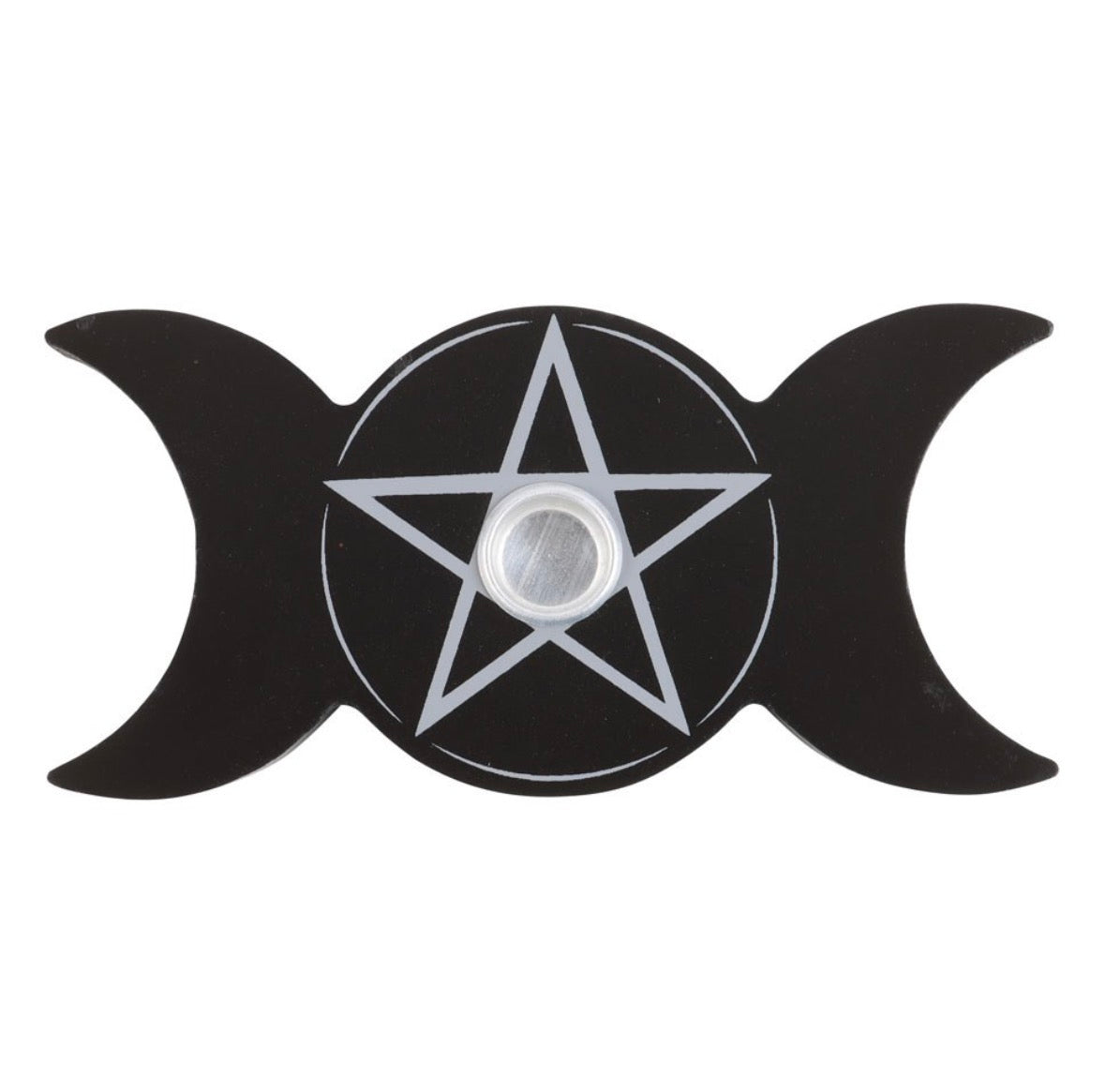 Triple Moon Spell Candle Holder