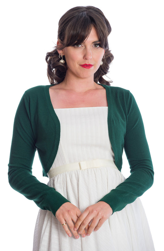 Flicker Bolero Bottle Green