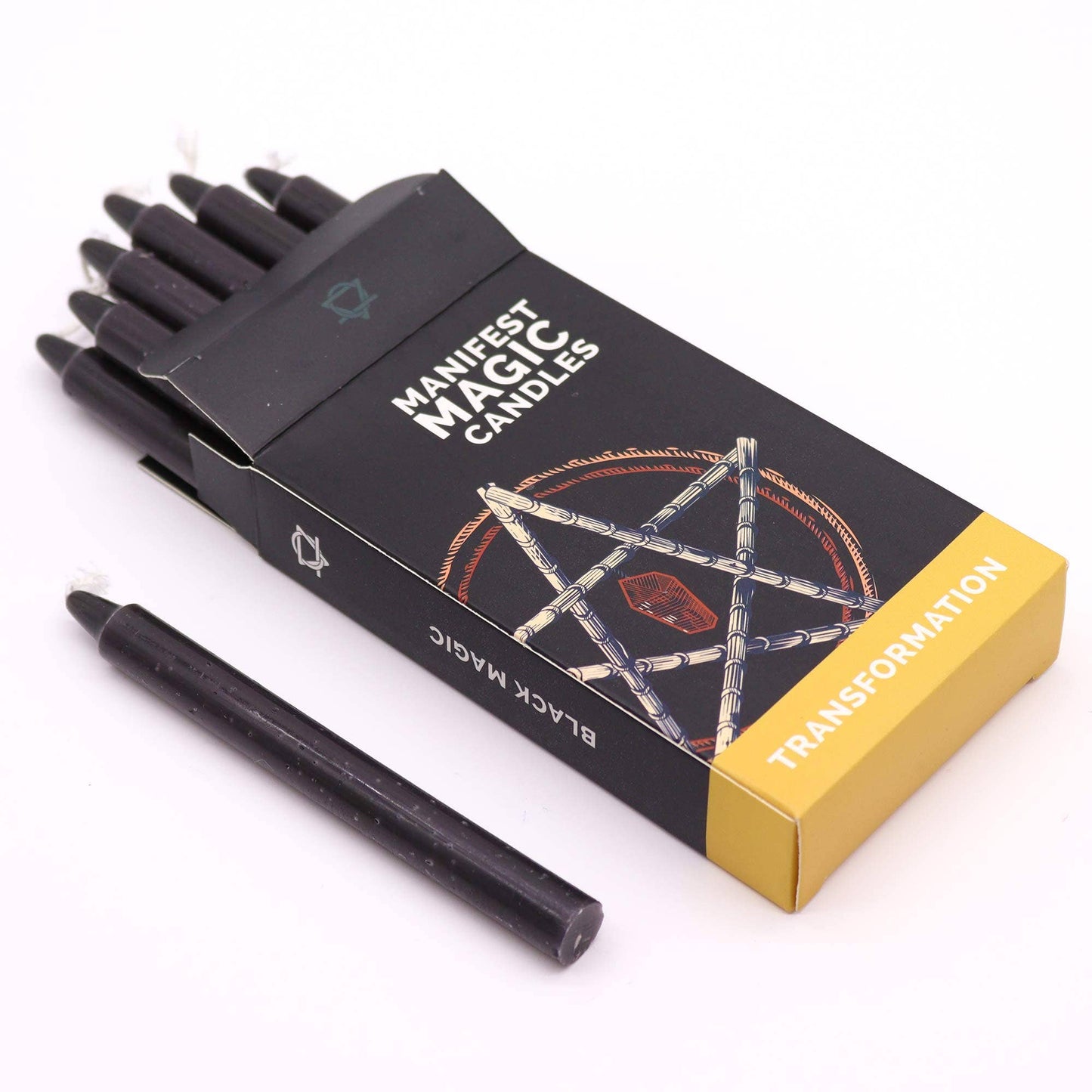 Black Manifest Magic Candles- Transformation (12 pack)