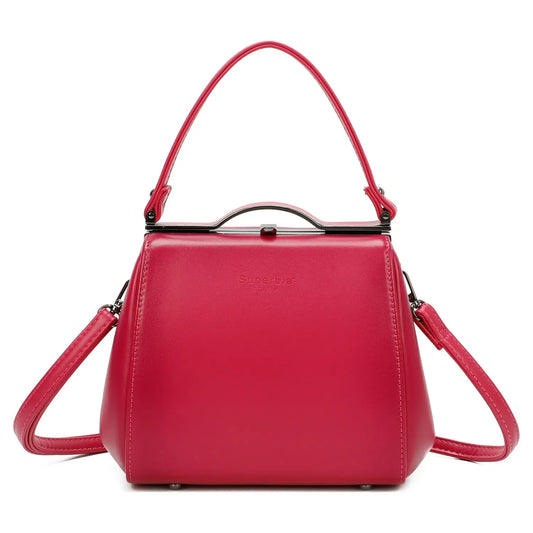 Vintage Smoky Effect Bag Hot Pink
