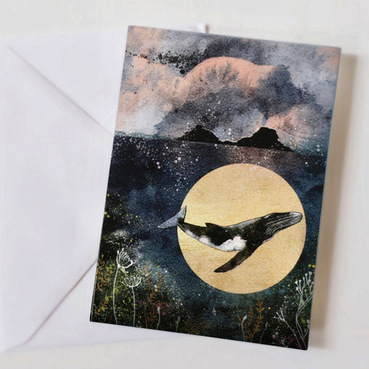 Whale Greeting Card