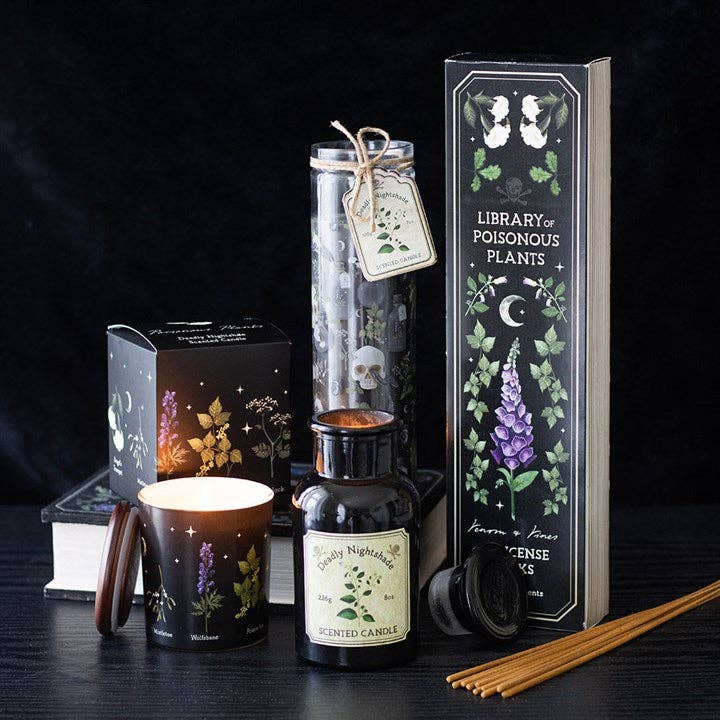 Poisonous Plants Gothic Botanical Incense Stick Collection