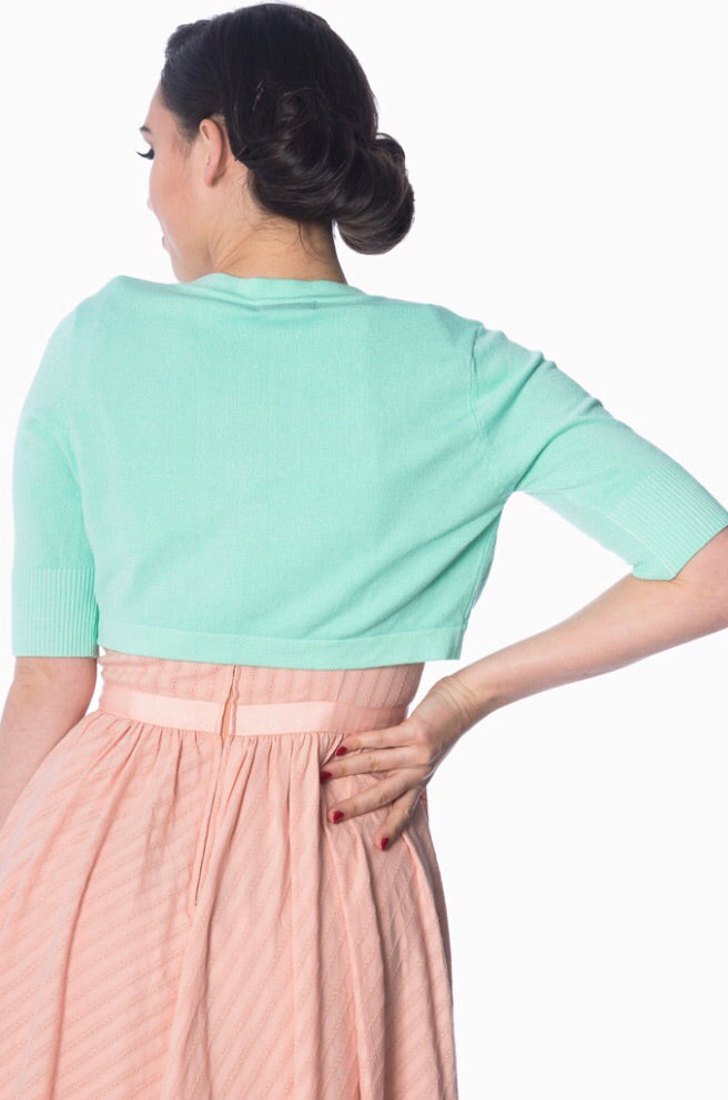 Hudson Short Sleeve Bolero Mint