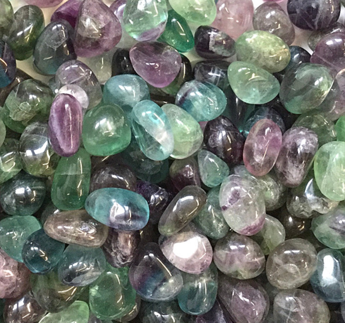 Fluorite Rainbow Tumblestone