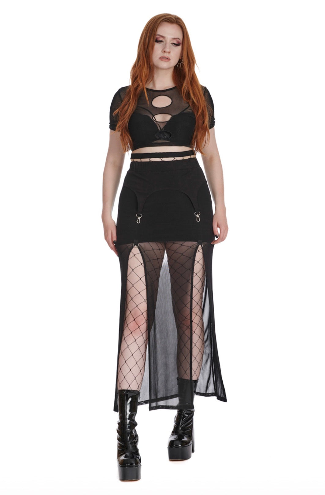 Moody Melody Spilt Skirt