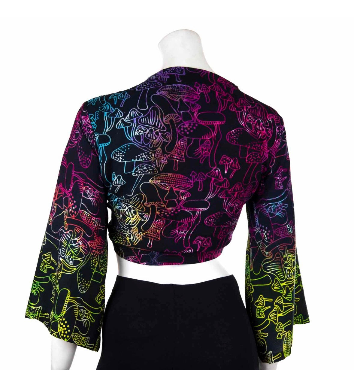 Magical Mushrooms Tie Top