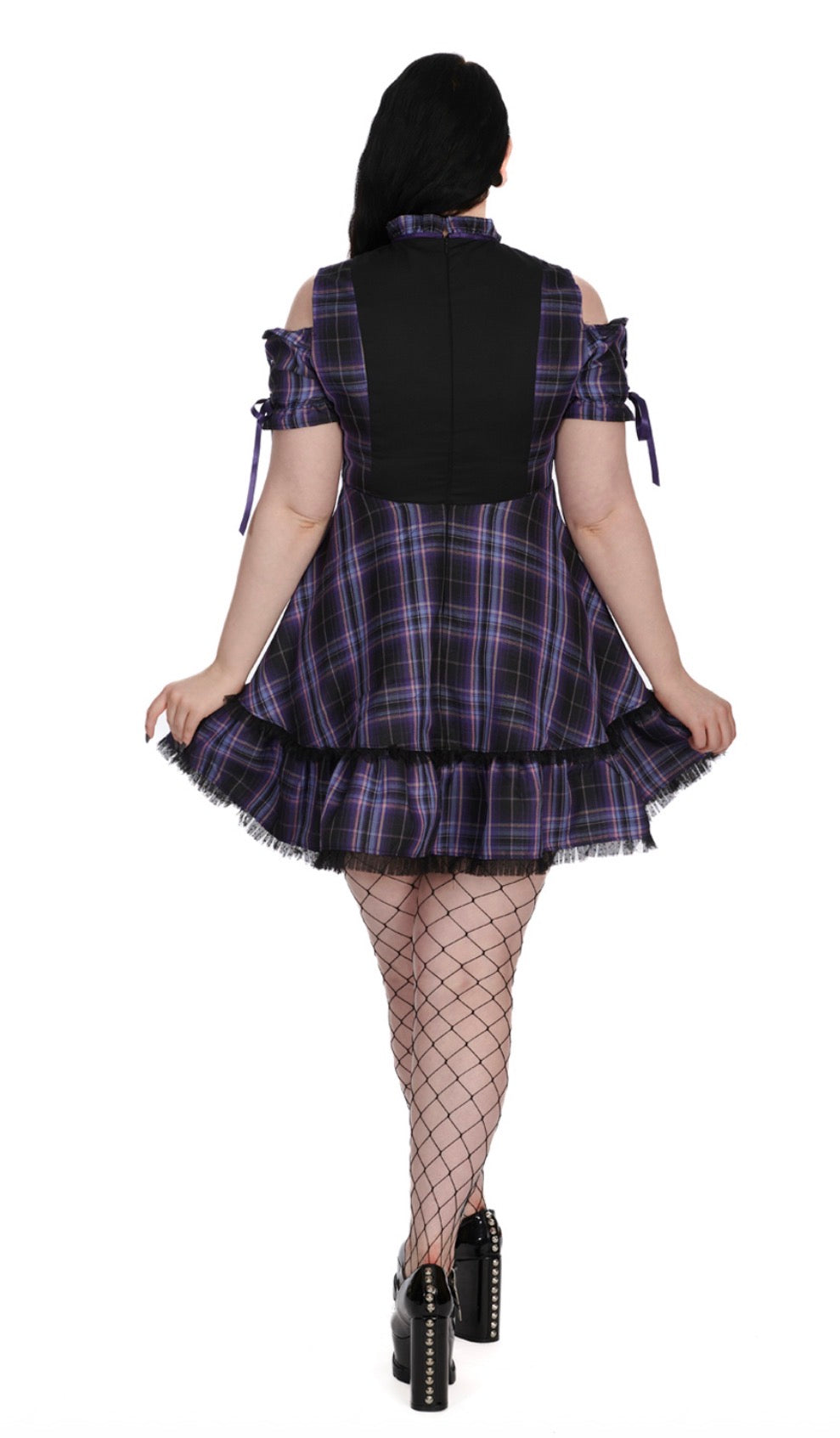 Dark Doll Tartan Dress