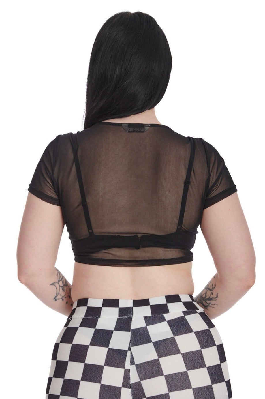 Shadow Veil Mesh Top