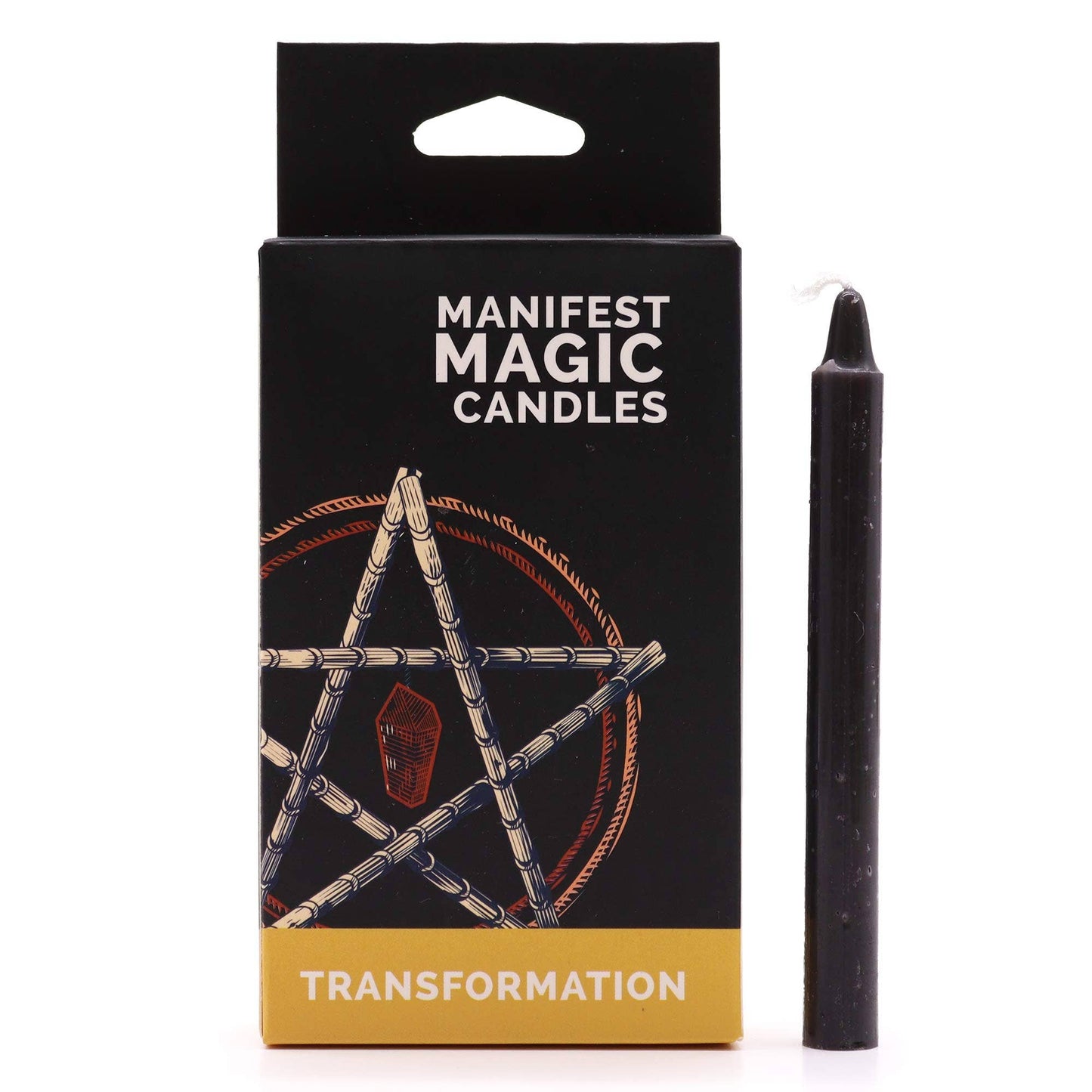 Black Manifest Magic Candles- Transformation (12 pack)