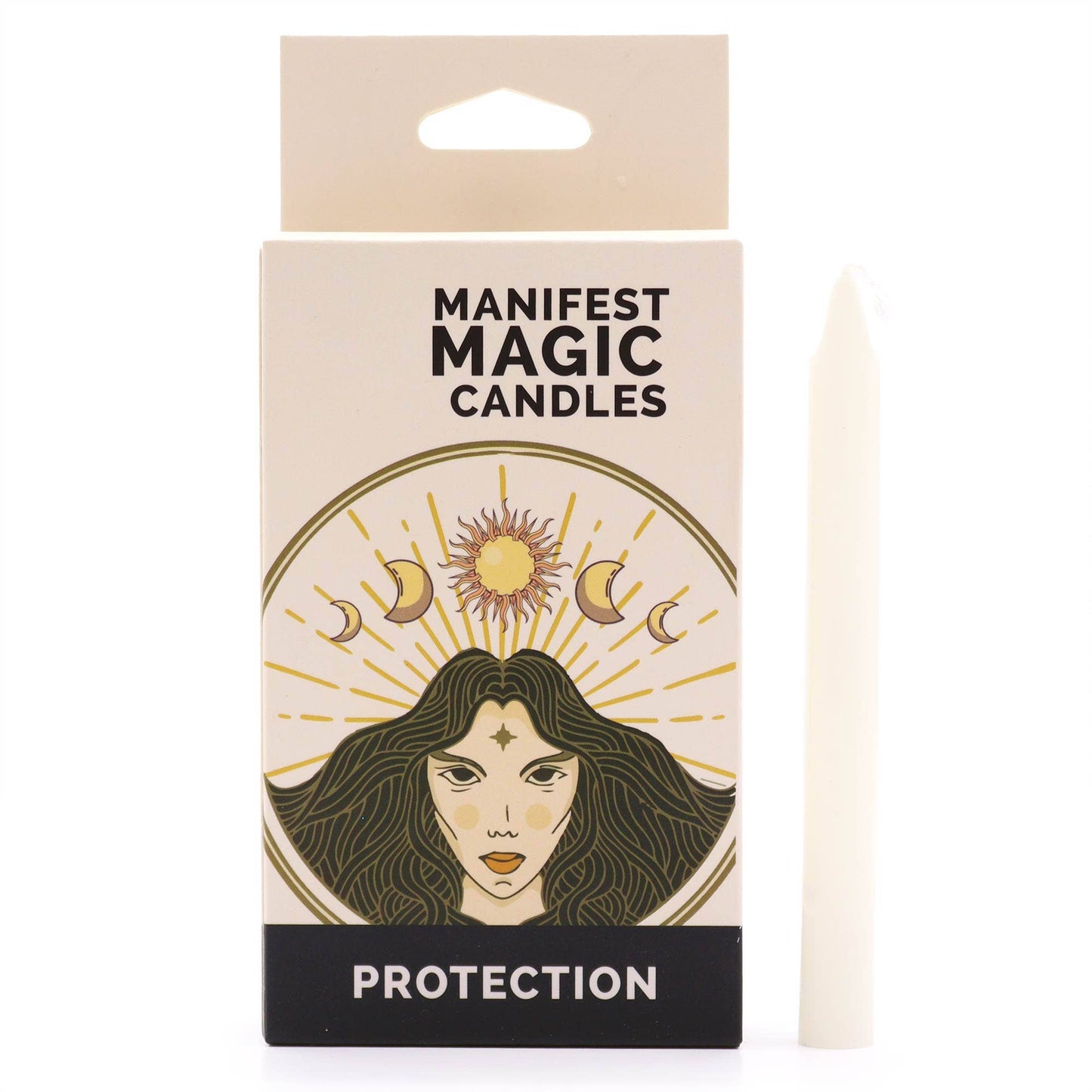 White Manifest Magic Candles- Protection (12 pack)