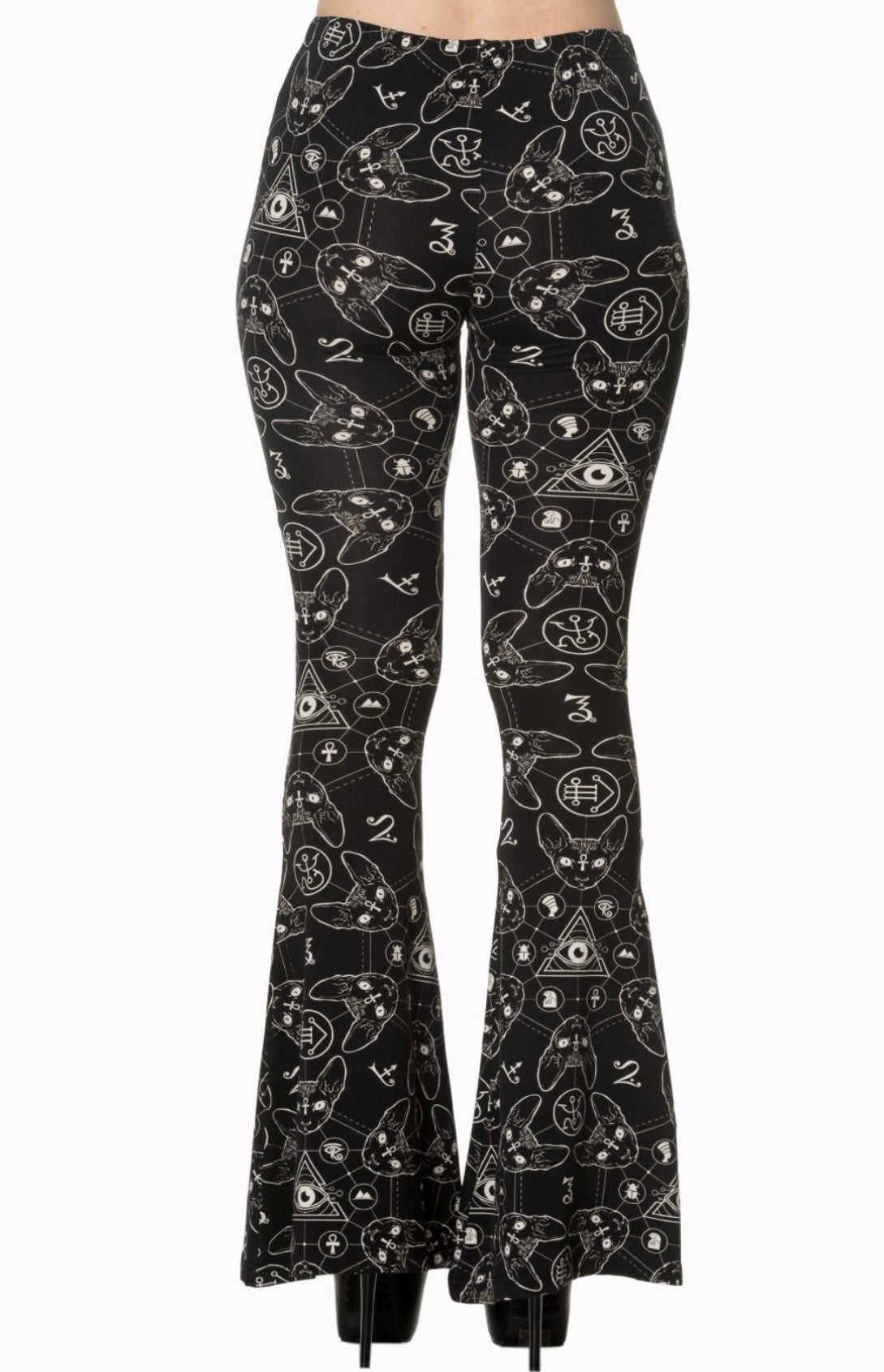 Nine lives flared leggings