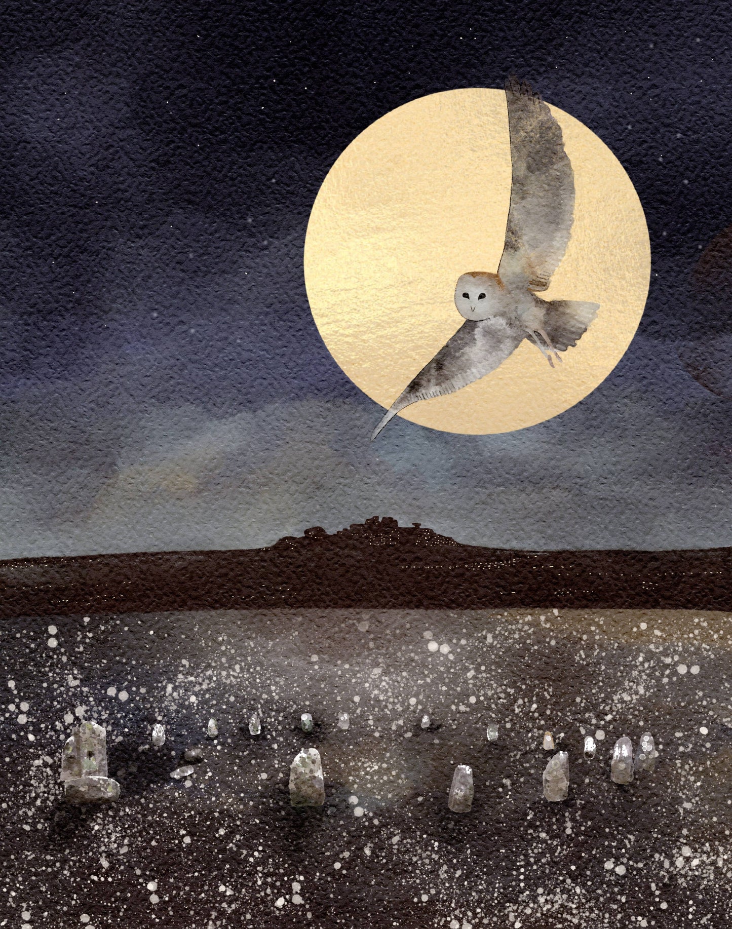 Owl stone circle