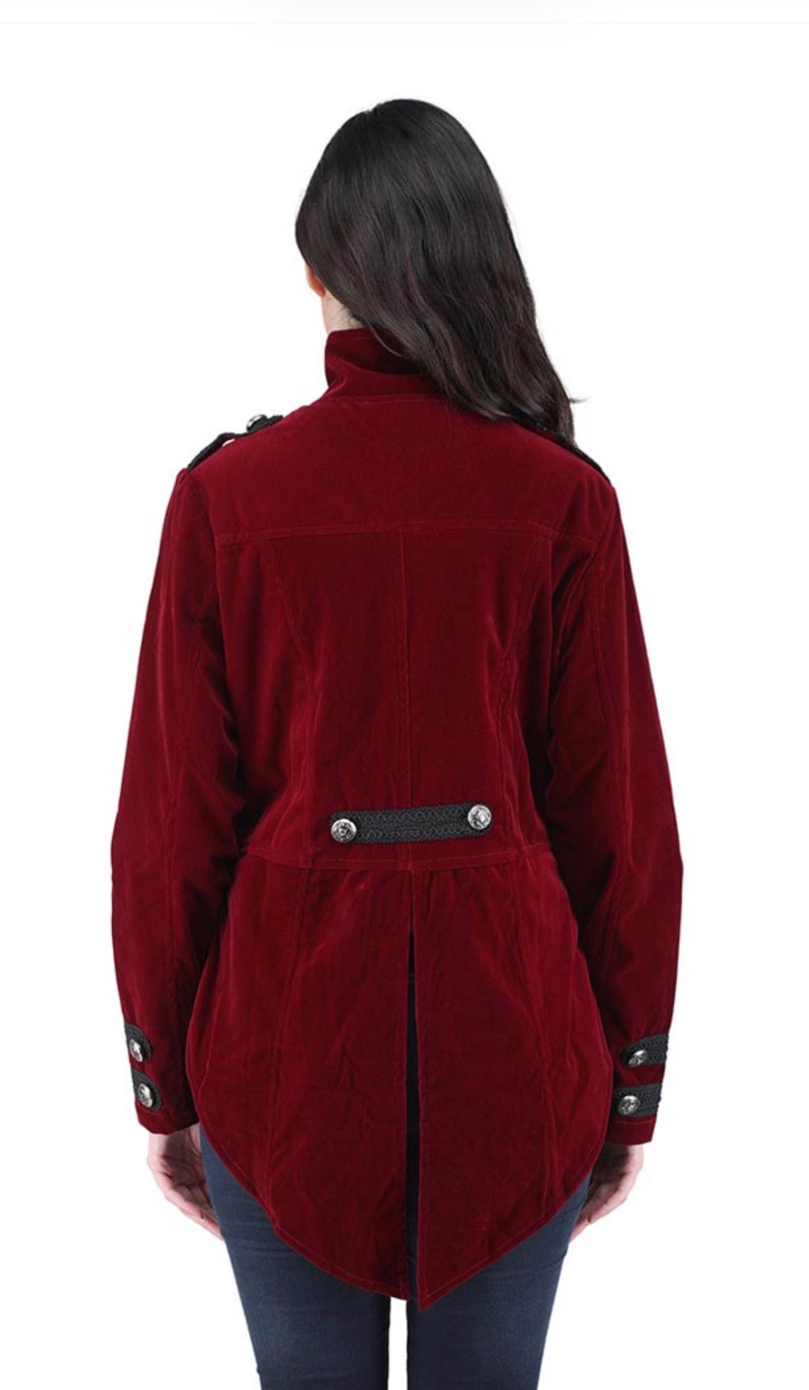 Maroon Velvet Jacket