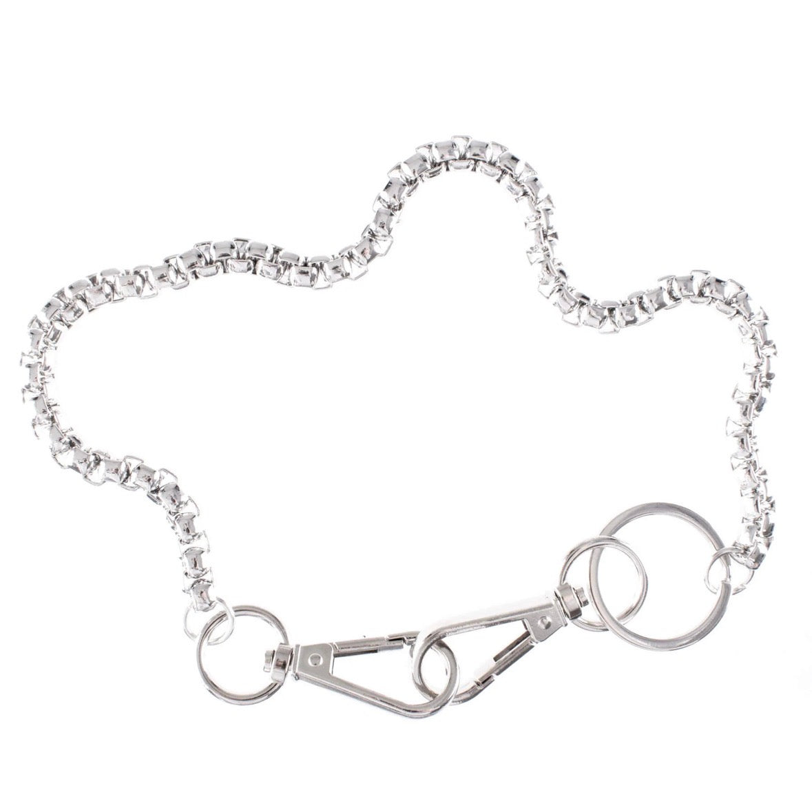 Prism Silvertone 30cm chain