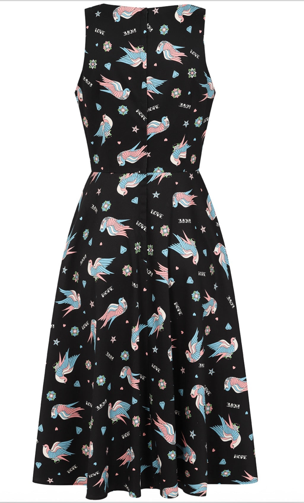 Marilou Swallows swing dress cotton