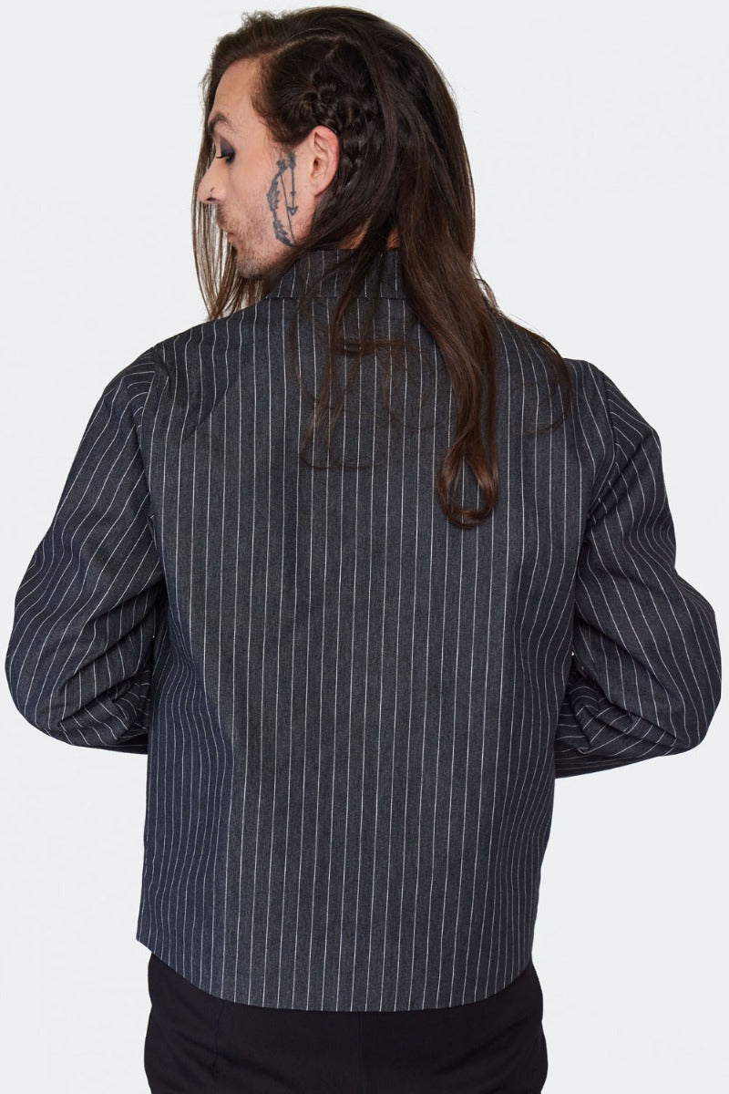 Pin Stripe Short Jacket