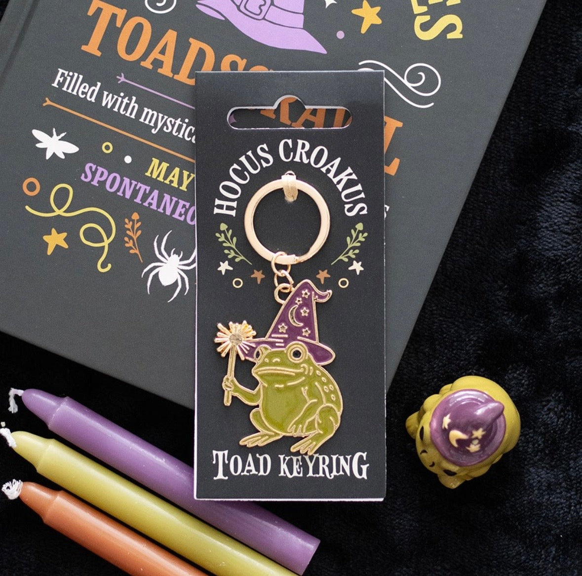 Hocus Croakus Toad Keyring