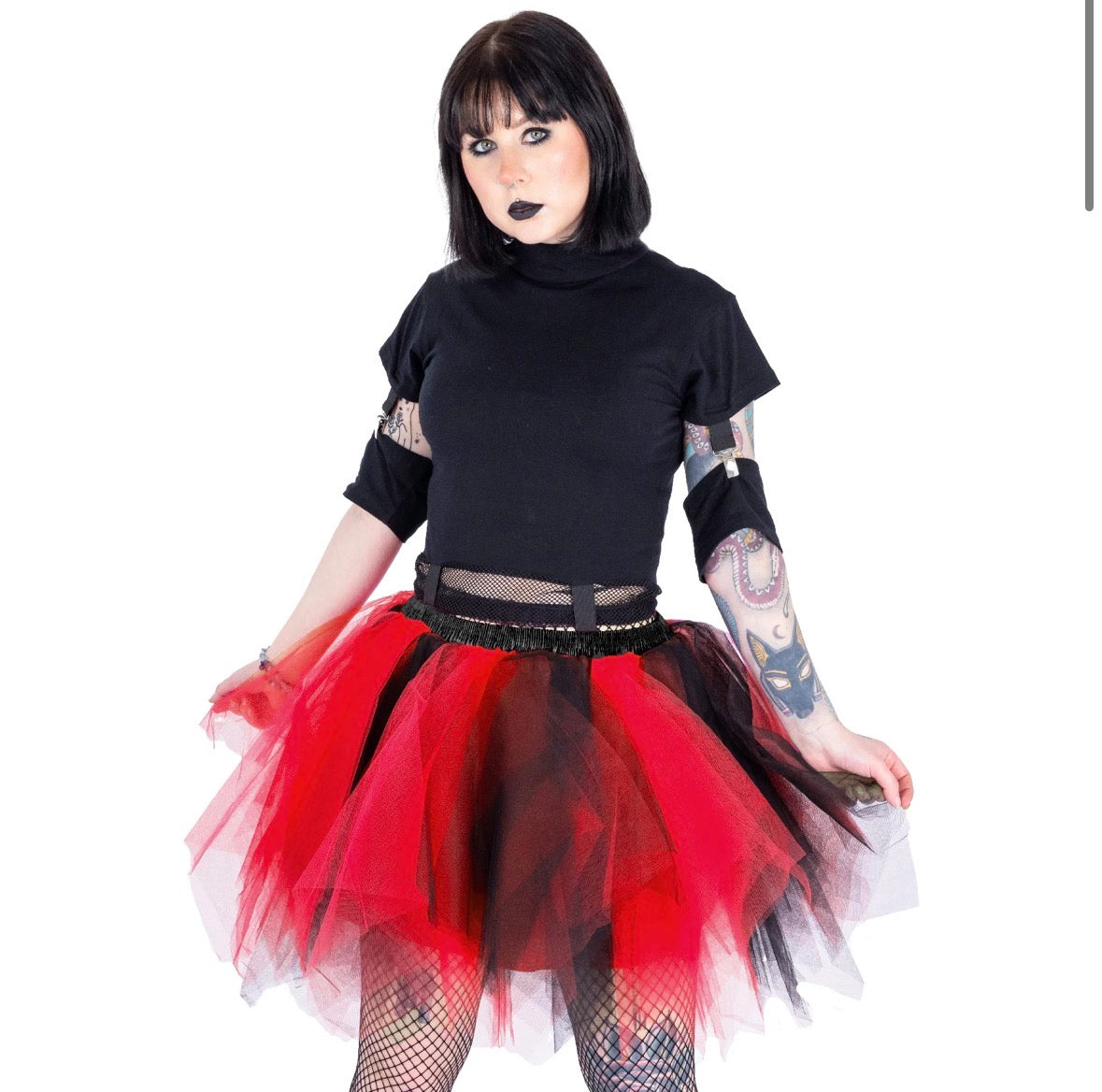 Caelia Tutu Skirt Black & Red