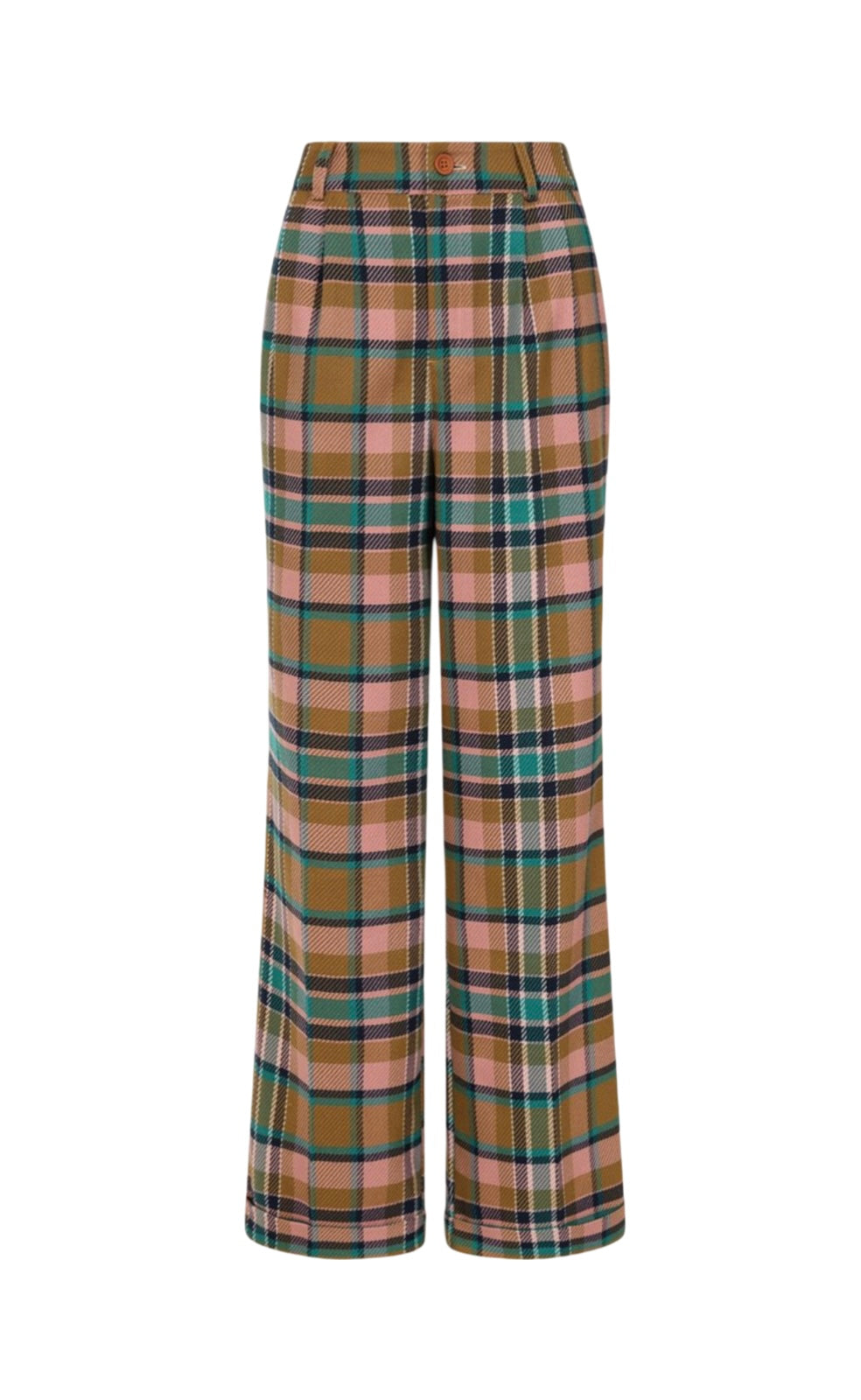 Harriet Plaid 50’s Style Trousers
