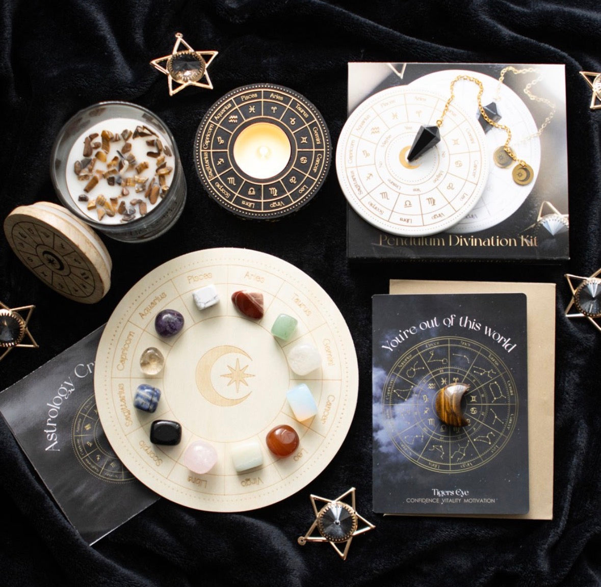 Astrology Wheel Pendulum Divination Kit