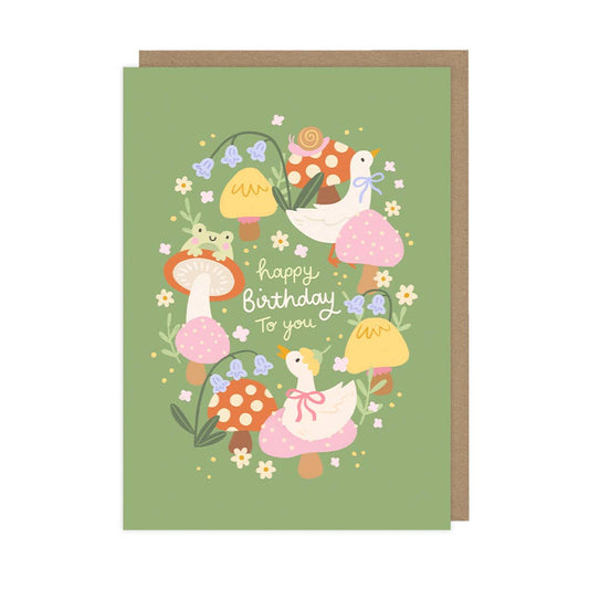 Wildlife Animals Birthday Card - Children's Birthday Card