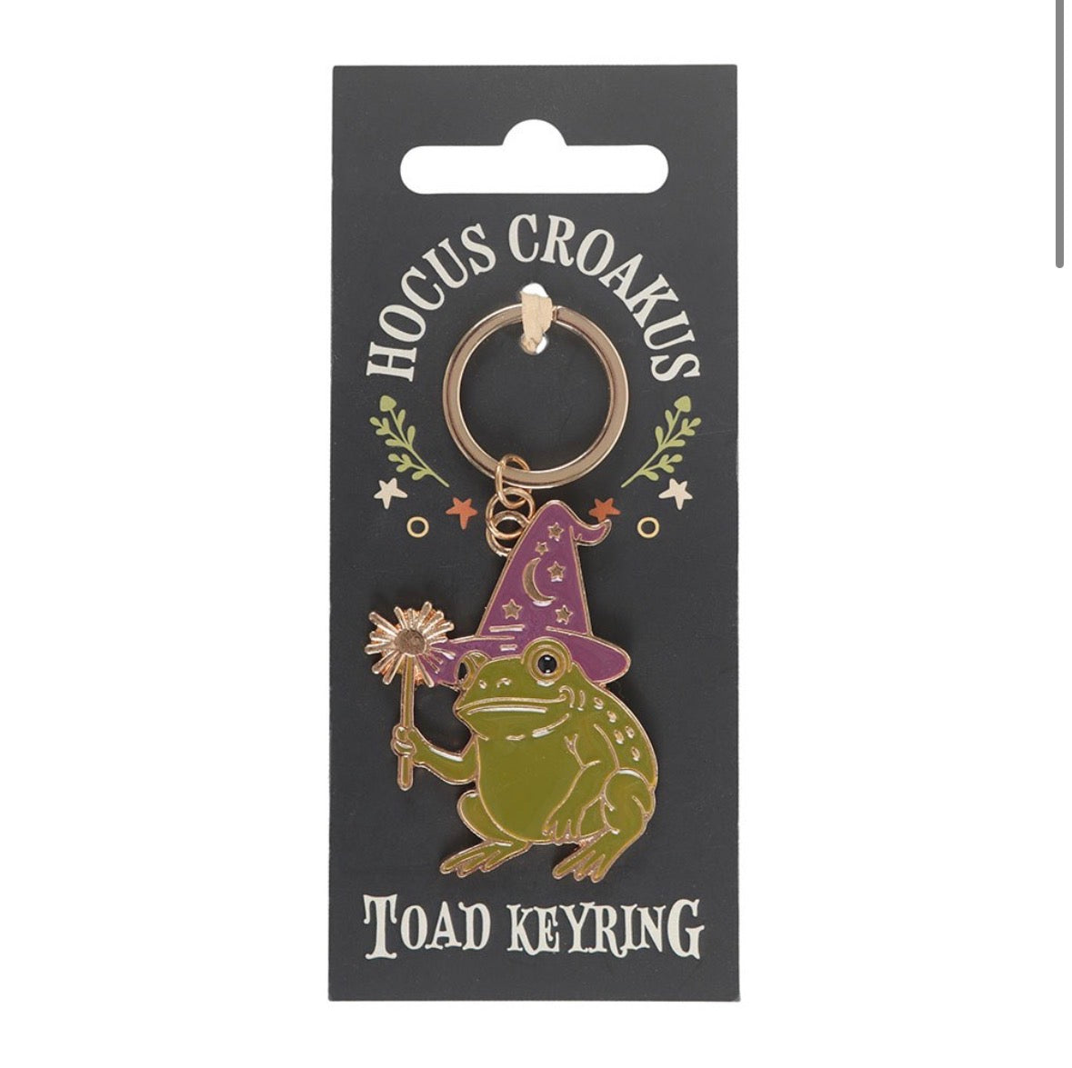Hocus Croakus Toad Keyring