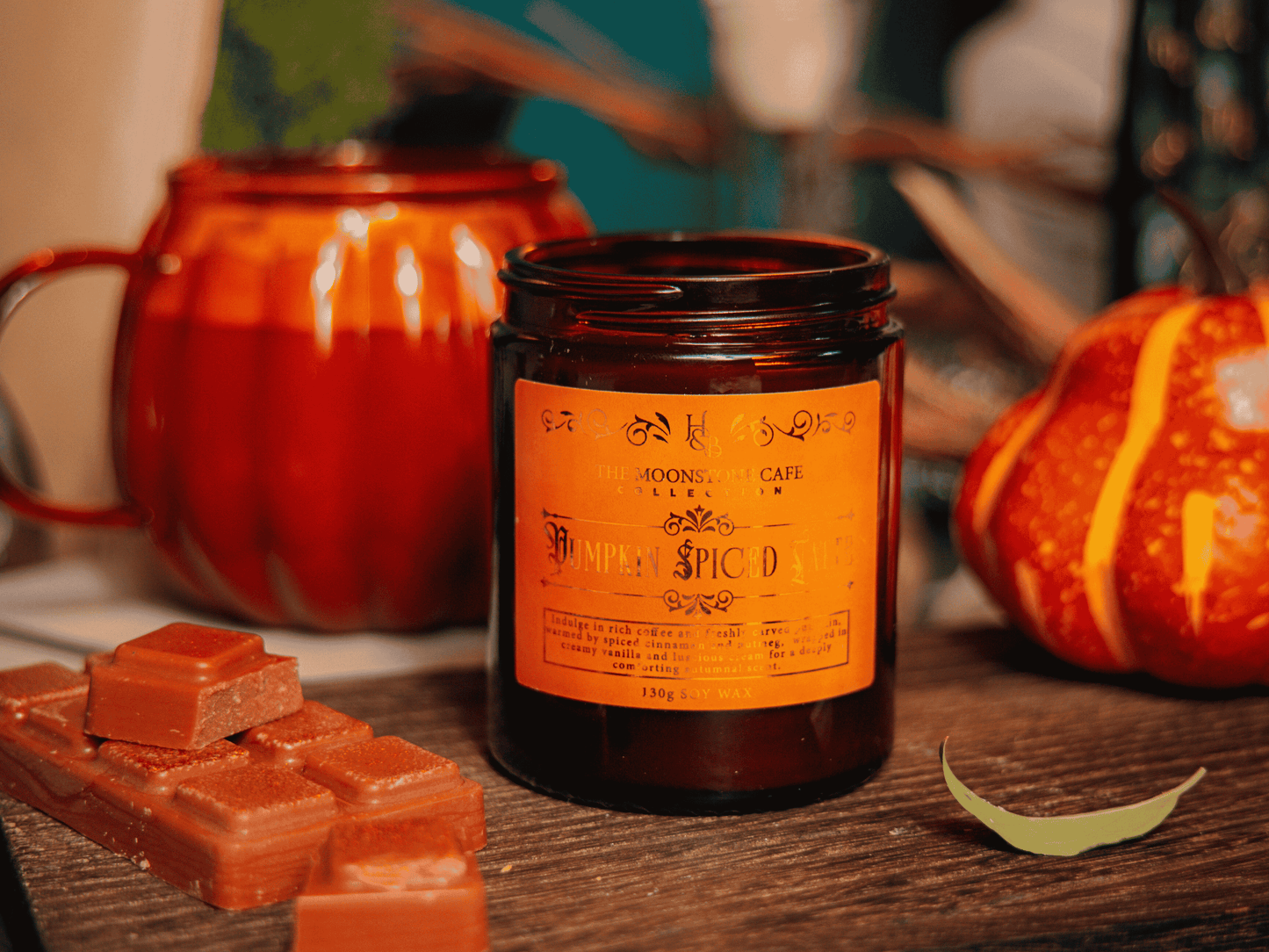 Pumpkin Spiced Latte Scented Soy Candle 130g