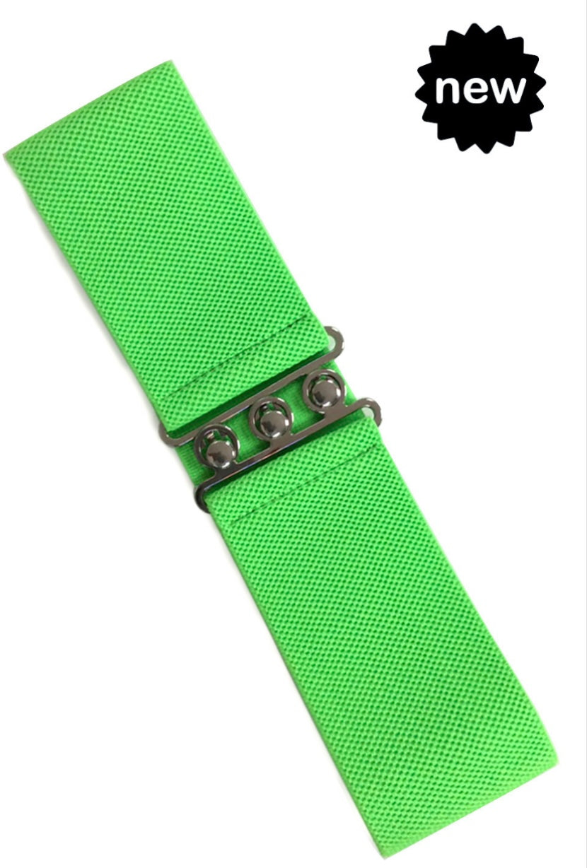 Retro Elasticated Waspie waist Belt