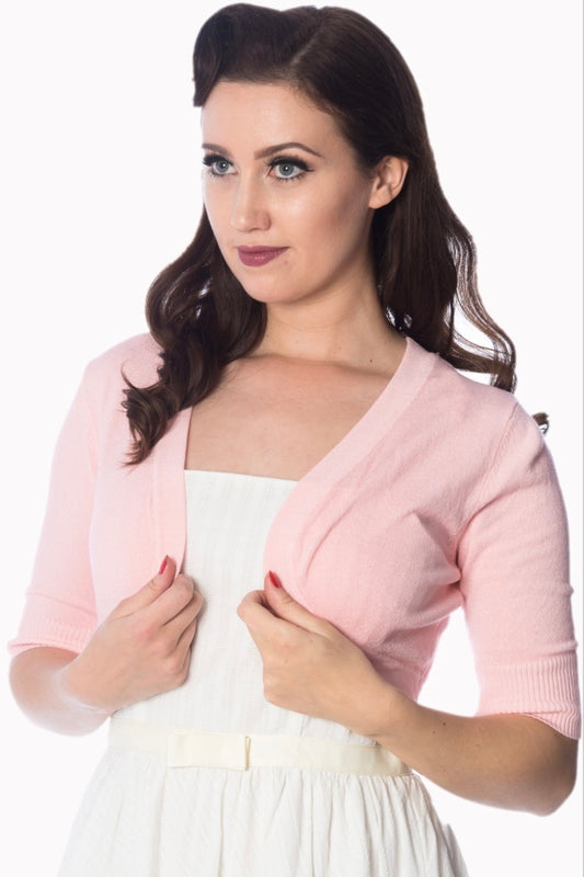 Hudson Short Sleeve Bolero Rose Pink