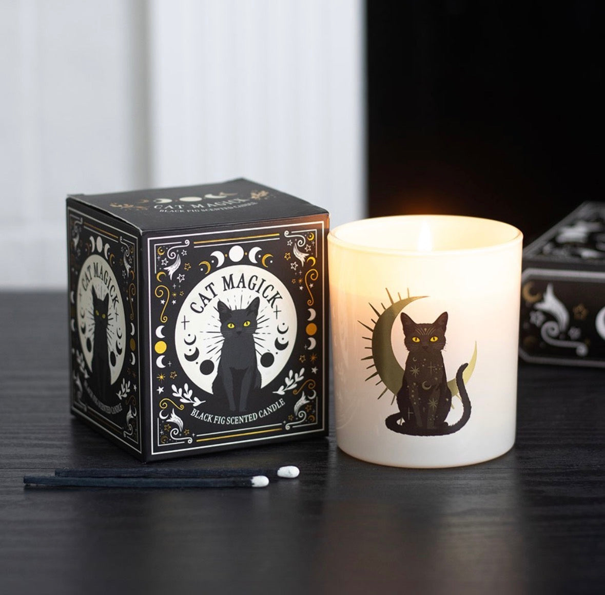 Black Magick Cat Black Fig Candle