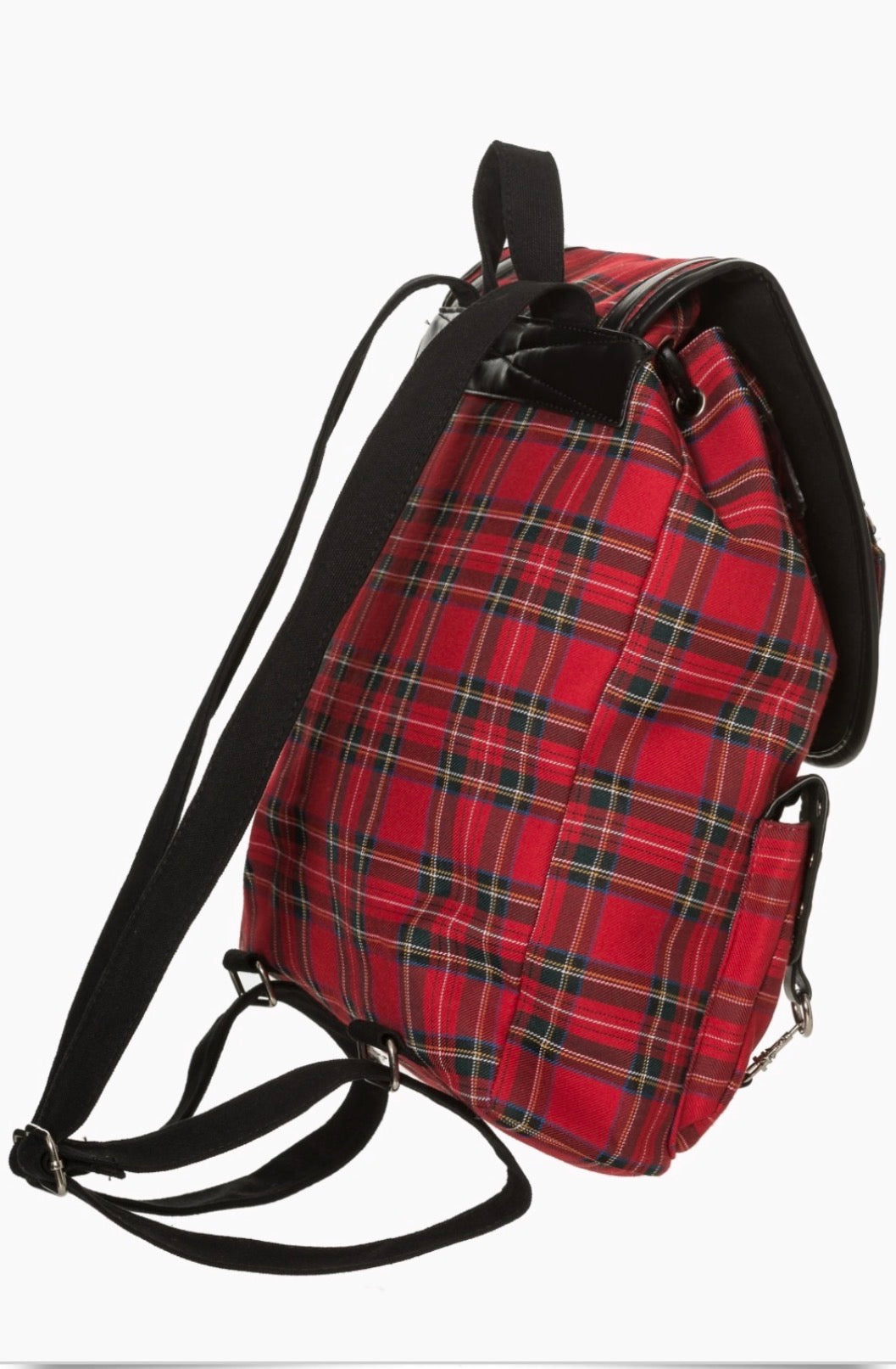 Yamy Red Tartan Backpack