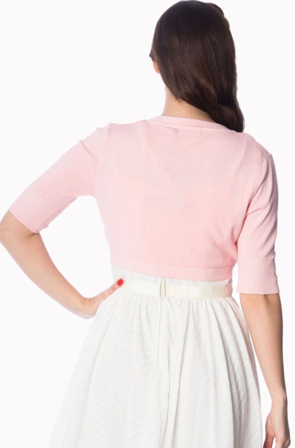 Hudson Short Sleeve Bolero Rose Pink